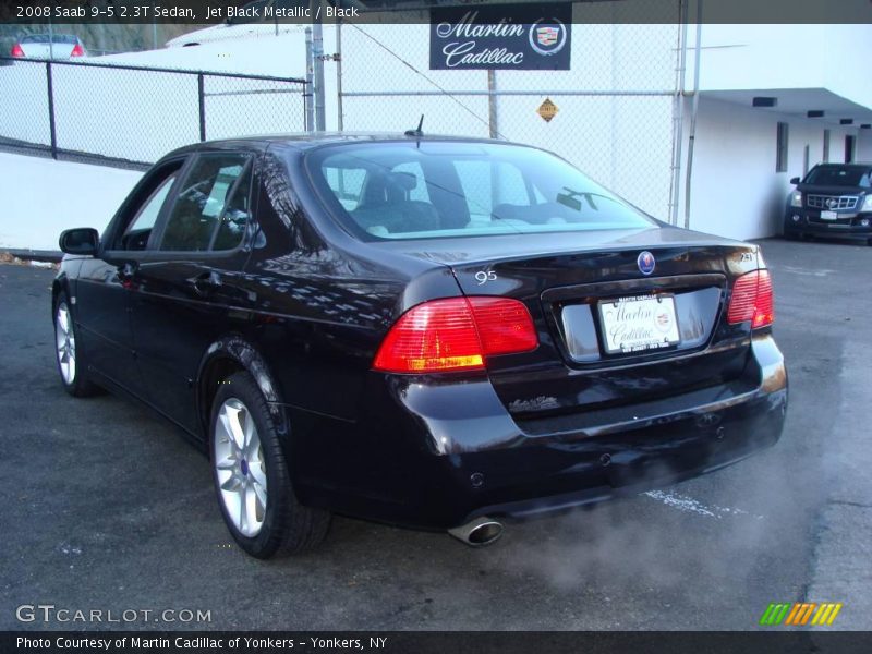 Jet Black Metallic / Black 2008 Saab 9-5 2.3T Sedan