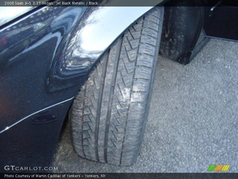 Jet Black Metallic / Black 2008 Saab 9-5 2.3T Sedan