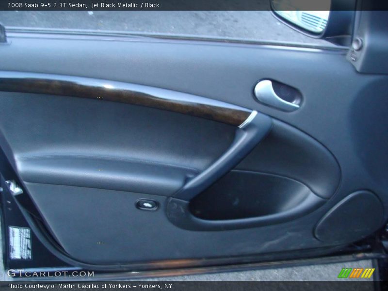 Jet Black Metallic / Black 2008 Saab 9-5 2.3T Sedan