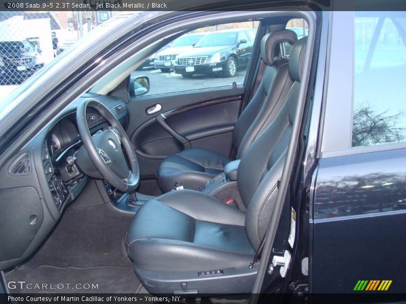 Jet Black Metallic / Black 2008 Saab 9-5 2.3T Sedan