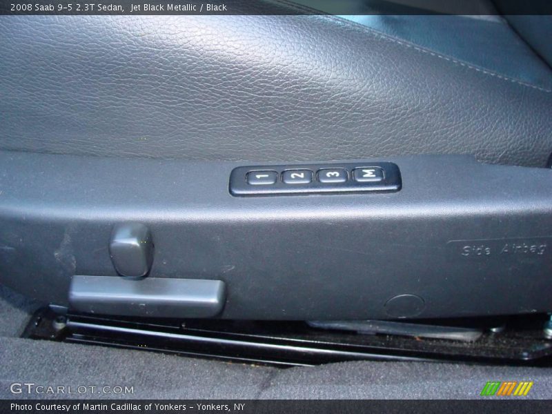 Jet Black Metallic / Black 2008 Saab 9-5 2.3T Sedan