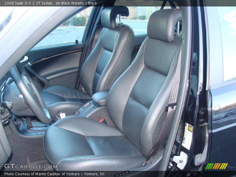 Jet Black Metallic / Black 2008 Saab 9-5 2.3T Sedan