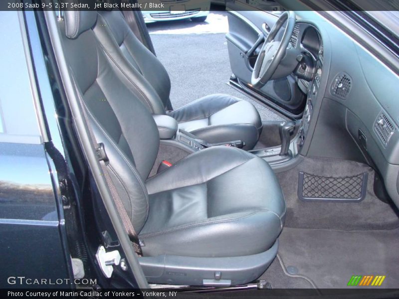 Jet Black Metallic / Black 2008 Saab 9-5 2.3T Sedan