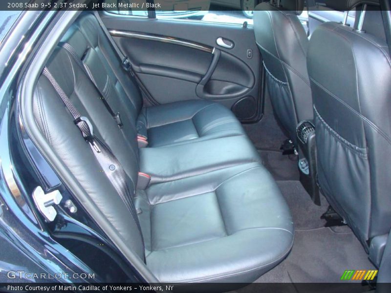 Jet Black Metallic / Black 2008 Saab 9-5 2.3T Sedan