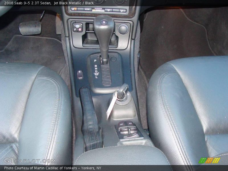 Jet Black Metallic / Black 2008 Saab 9-5 2.3T Sedan