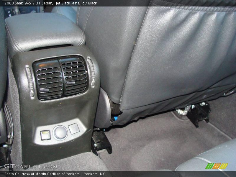 Jet Black Metallic / Black 2008 Saab 9-5 2.3T Sedan