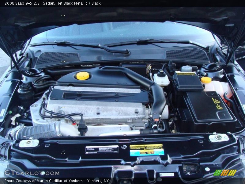 Jet Black Metallic / Black 2008 Saab 9-5 2.3T Sedan