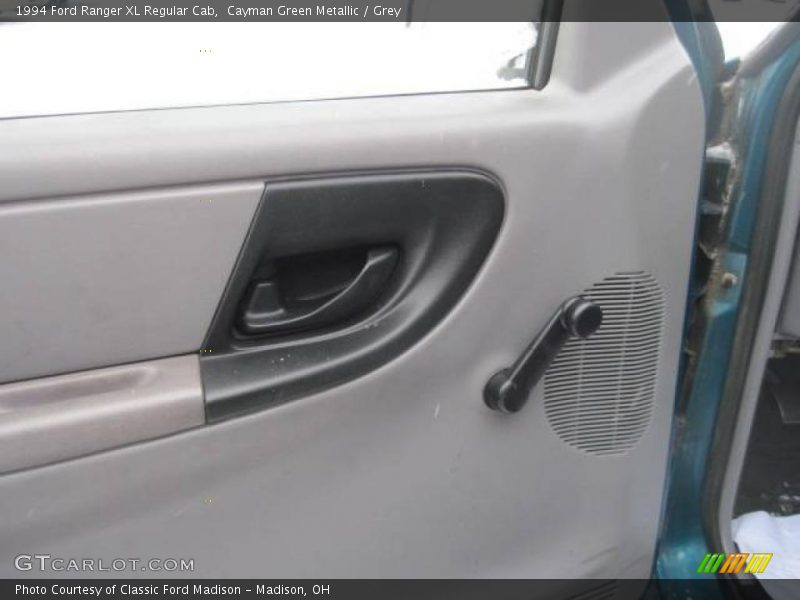 Cayman Green Metallic / Grey 1994 Ford Ranger XL Regular Cab