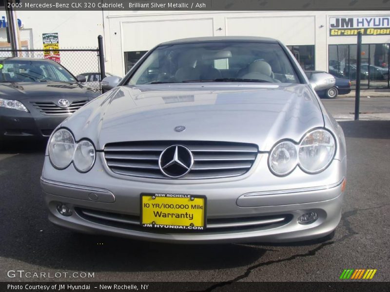 Brilliant Silver Metallic / Ash 2005 Mercedes-Benz CLK 320 Cabriolet