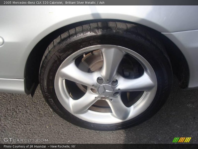 Brilliant Silver Metallic / Ash 2005 Mercedes-Benz CLK 320 Cabriolet