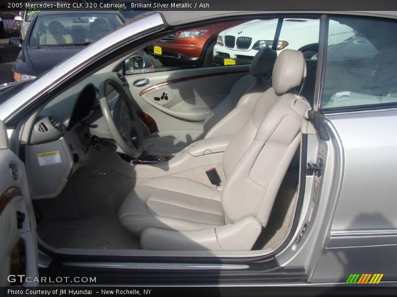 Brilliant Silver Metallic / Ash 2005 Mercedes-Benz CLK 320 Cabriolet