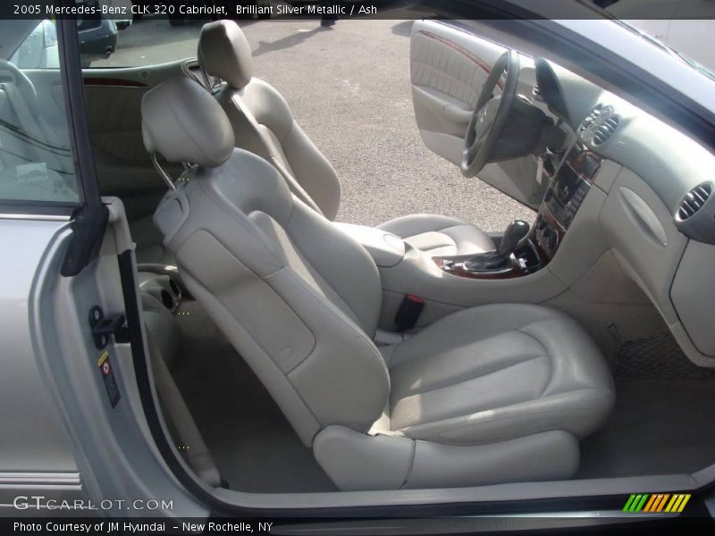 Brilliant Silver Metallic / Ash 2005 Mercedes-Benz CLK 320 Cabriolet