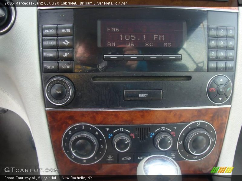 Brilliant Silver Metallic / Ash 2005 Mercedes-Benz CLK 320 Cabriolet