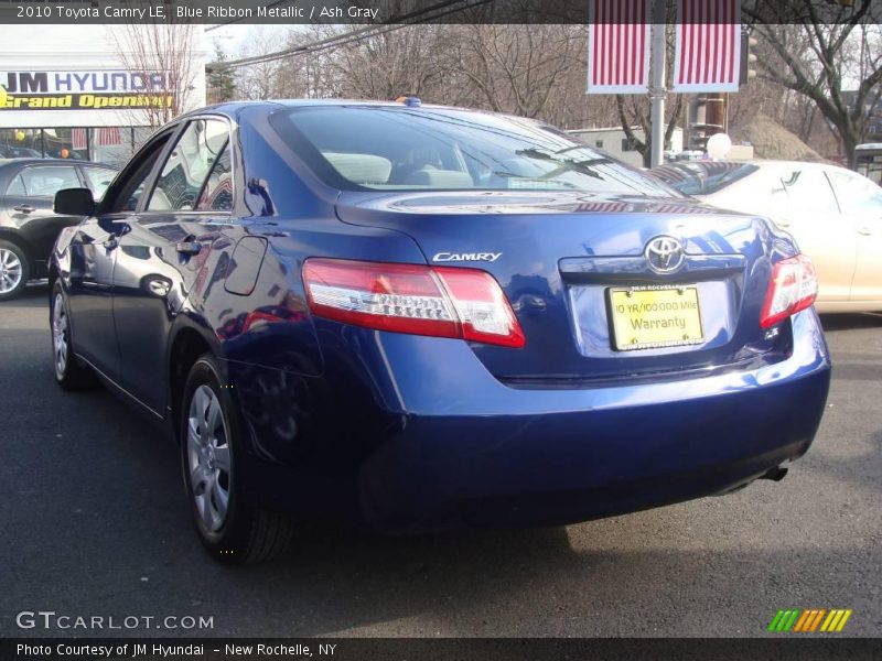 Blue Ribbon Metallic / Ash Gray 2010 Toyota Camry LE