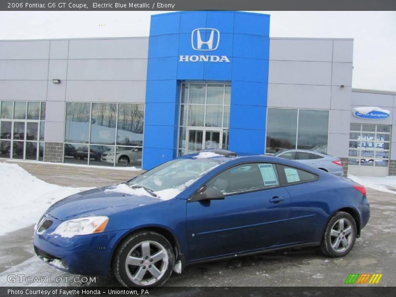 Electric Blue Metallic / Ebony 2006 Pontiac G6 GT Coupe