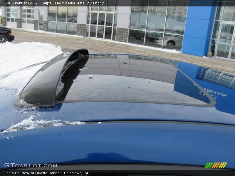 Electric Blue Metallic / Ebony 2006 Pontiac G6 GT Coupe