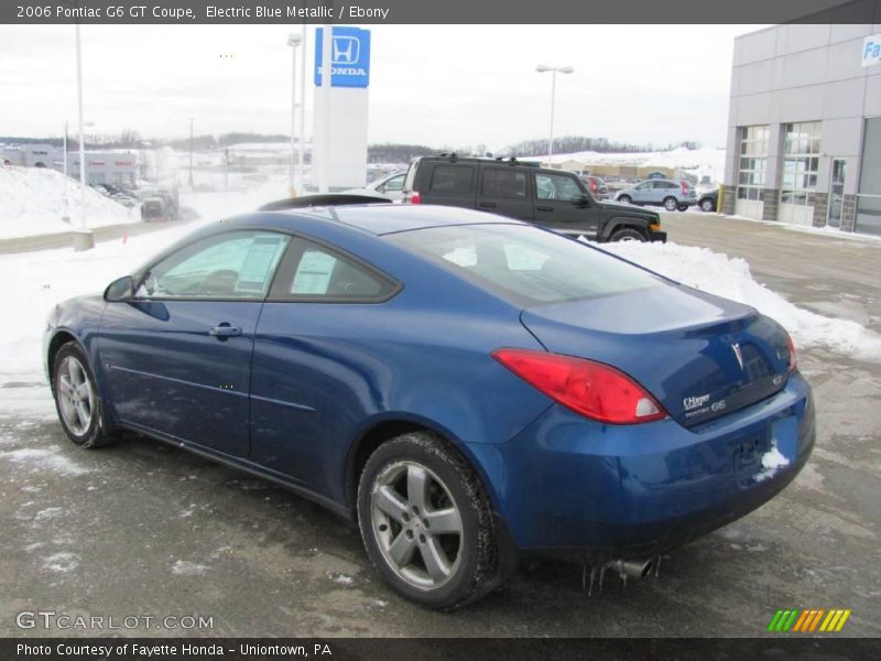 Electric Blue Metallic / Ebony 2006 Pontiac G6 GT Coupe