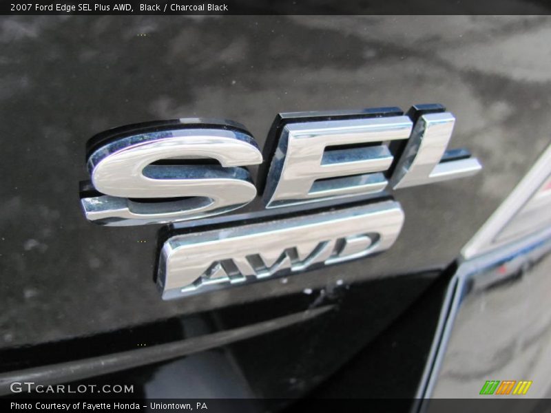 Black / Charcoal Black 2007 Ford Edge SEL Plus AWD