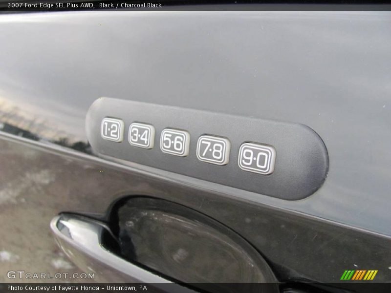 Black / Charcoal Black 2007 Ford Edge SEL Plus AWD