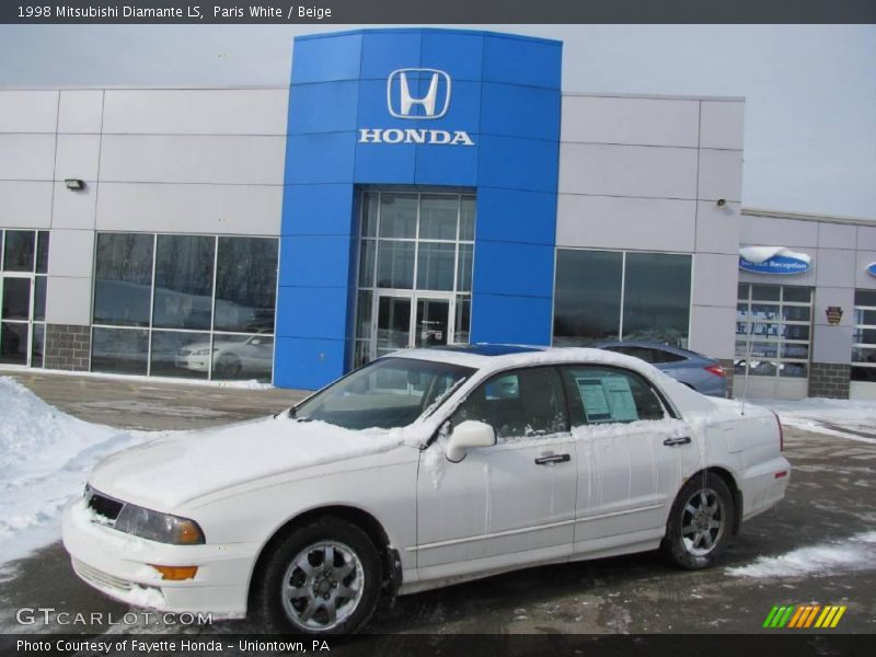 Paris White / Beige 1998 Mitsubishi Diamante LS