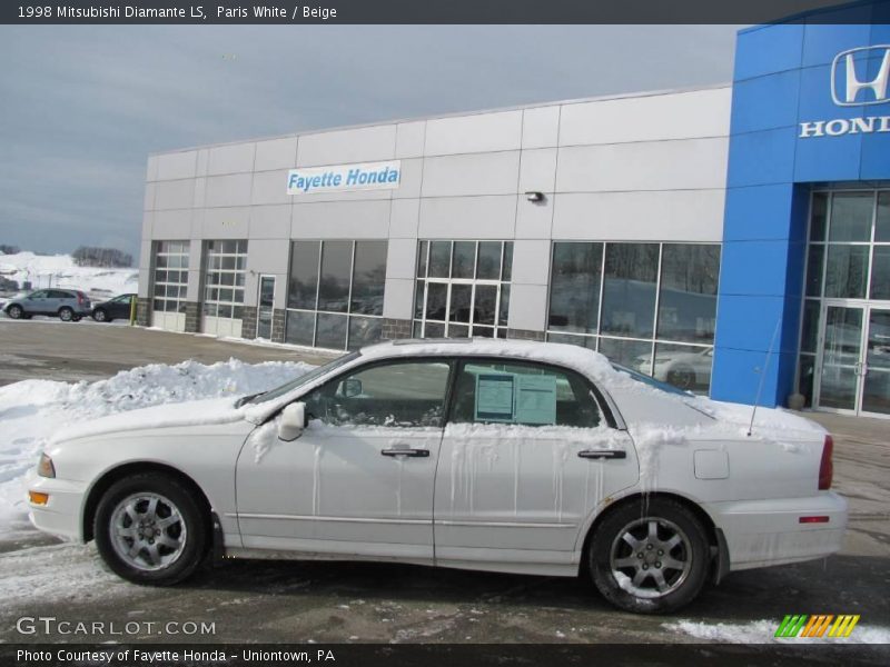 Paris White / Beige 1998 Mitsubishi Diamante LS