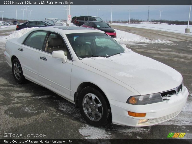 Paris White / Beige 1998 Mitsubishi Diamante LS