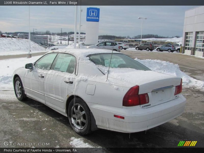 Paris White / Beige 1998 Mitsubishi Diamante LS