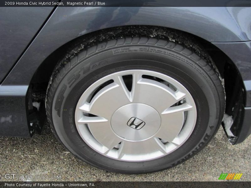 Magnetic Pearl / Blue 2009 Honda Civic Hybrid Sedan