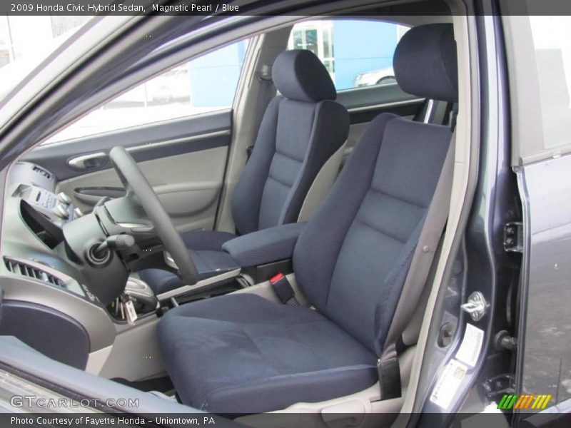 Magnetic Pearl / Blue 2009 Honda Civic Hybrid Sedan