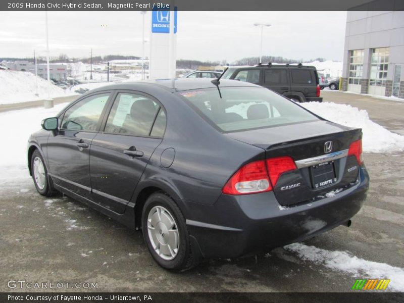Magnetic Pearl / Blue 2009 Honda Civic Hybrid Sedan