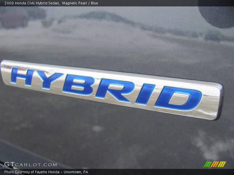 Magnetic Pearl / Blue 2009 Honda Civic Hybrid Sedan