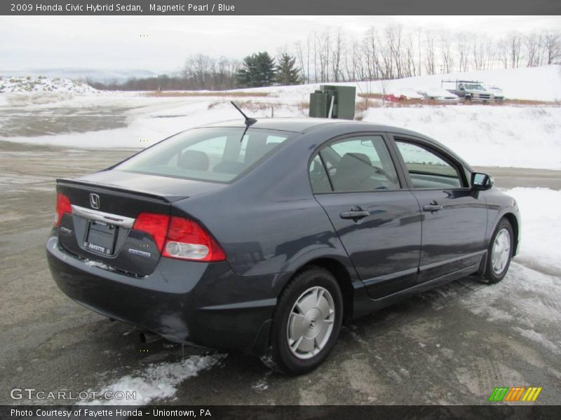 Magnetic Pearl / Blue 2009 Honda Civic Hybrid Sedan