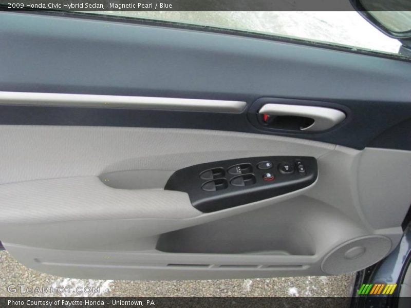 Magnetic Pearl / Blue 2009 Honda Civic Hybrid Sedan