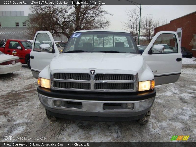 Bright White / Mist Gray 1997 Dodge Ram 1500 SLT Regular Cab 4x4