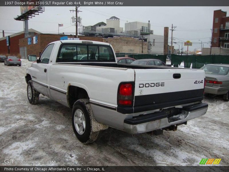 Bright White / Mist Gray 1997 Dodge Ram 1500 SLT Regular Cab 4x4