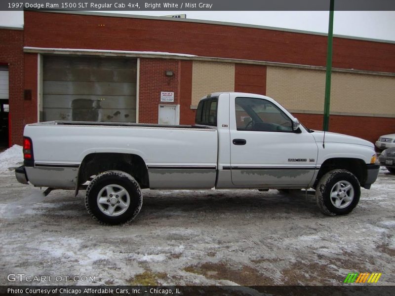 Bright White / Mist Gray 1997 Dodge Ram 1500 SLT Regular Cab 4x4