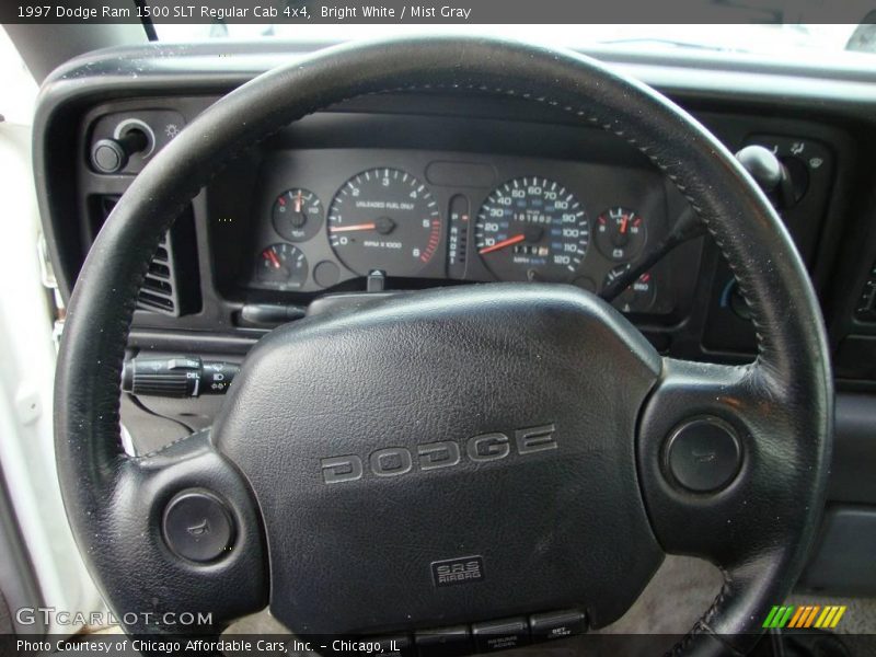 Bright White / Mist Gray 1997 Dodge Ram 1500 SLT Regular Cab 4x4