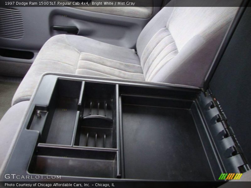 Bright White / Mist Gray 1997 Dodge Ram 1500 SLT Regular Cab 4x4