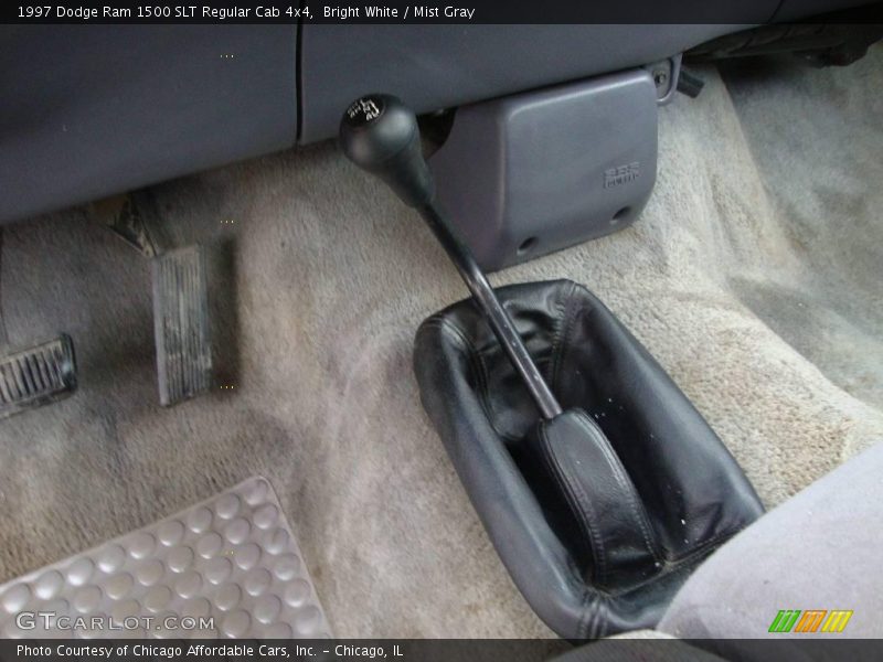 Bright White / Mist Gray 1997 Dodge Ram 1500 SLT Regular Cab 4x4