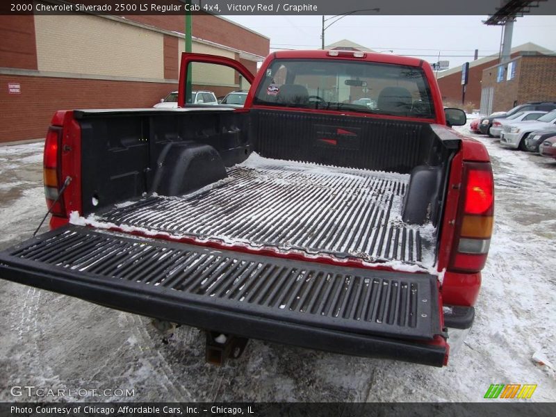 Victory Red / Graphite 2000 Chevrolet Silverado 2500 LS Regular Cab 4x4