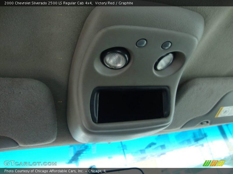 Victory Red / Graphite 2000 Chevrolet Silverado 2500 LS Regular Cab 4x4