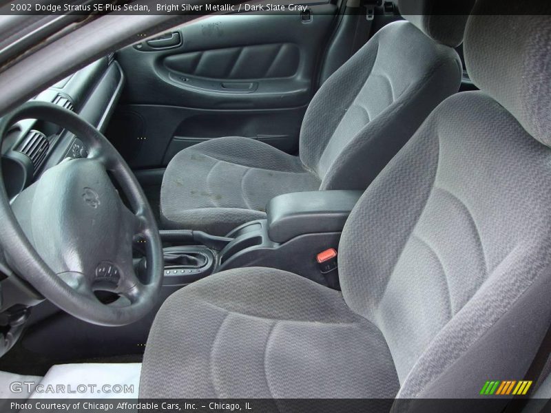 Bright Silver Metallic / Dark Slate Gray 2002 Dodge Stratus SE Plus Sedan