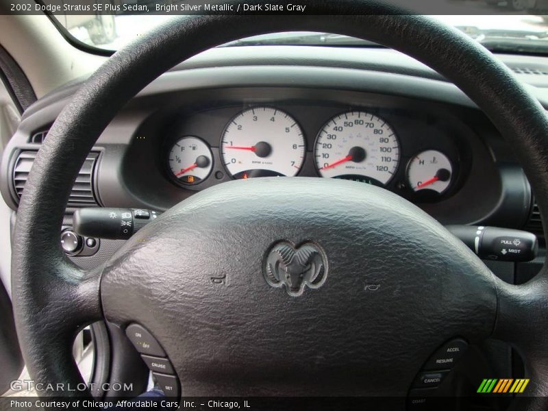 Bright Silver Metallic / Dark Slate Gray 2002 Dodge Stratus SE Plus Sedan
