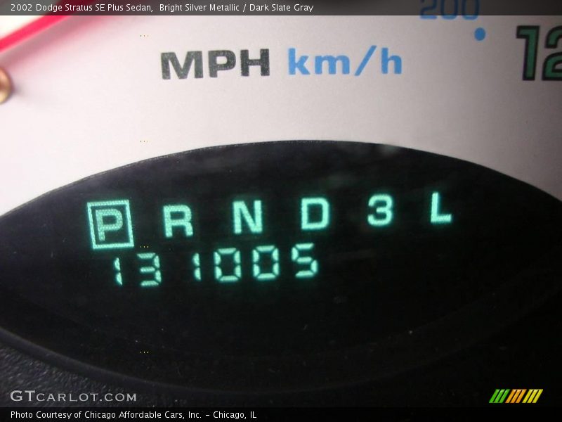 Bright Silver Metallic / Dark Slate Gray 2002 Dodge Stratus SE Plus Sedan