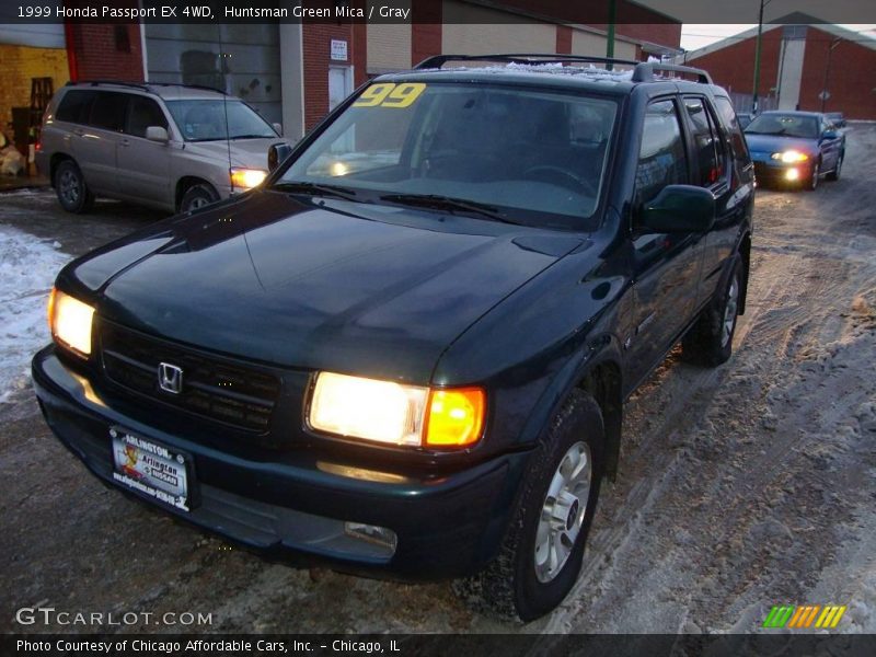 Huntsman Green Mica / Gray 1999 Honda Passport EX 4WD