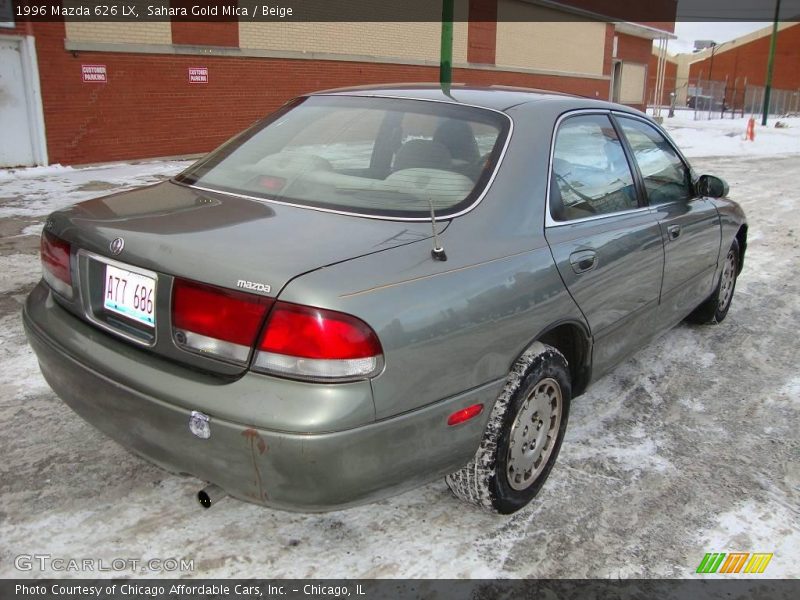 Sahara Gold Mica / Beige 1996 Mazda 626 LX