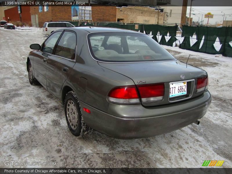 Sahara Gold Mica / Beige 1996 Mazda 626 LX