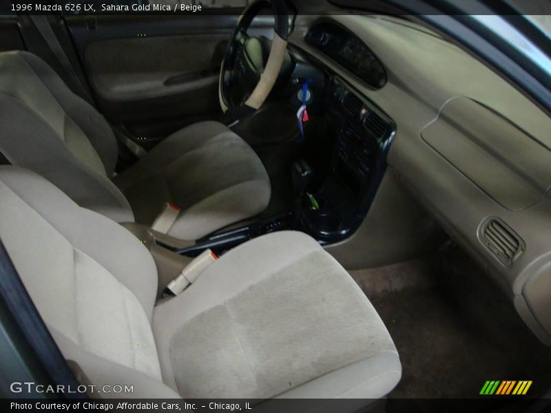 Sahara Gold Mica / Beige 1996 Mazda 626 LX