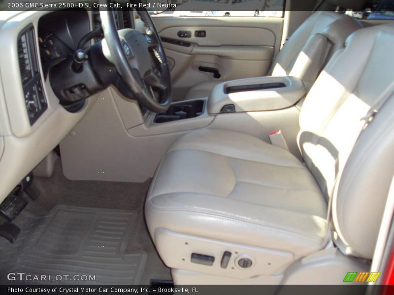 Fire Red / Neutral 2006 GMC Sierra 2500HD SL Crew Cab