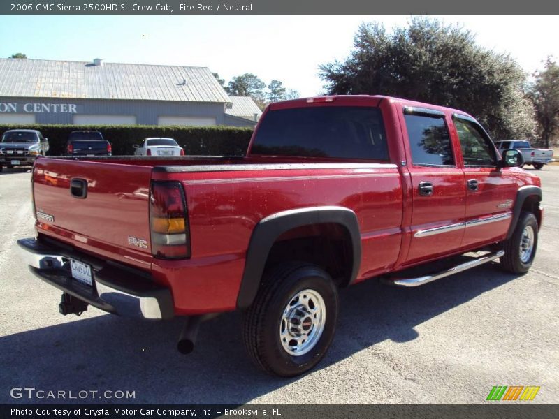 Fire Red / Neutral 2006 GMC Sierra 2500HD SL Crew Cab